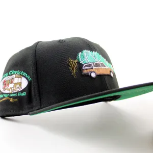 National Lampoon's Christmas Vacation 1989 New Era 59Fifty Fitted Hat (Black Green Under Brim)