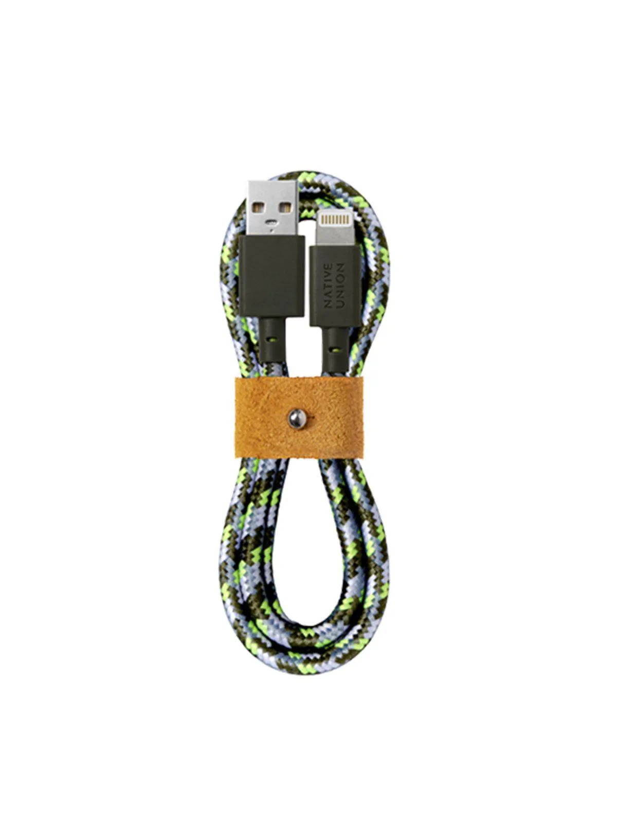 Native Union x Maison Kitsuné Belt Cable Apple Lightning Green