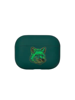 Native Union x Maison Kitsune Cool-Tone Fox Head AirPods Pro Case Green