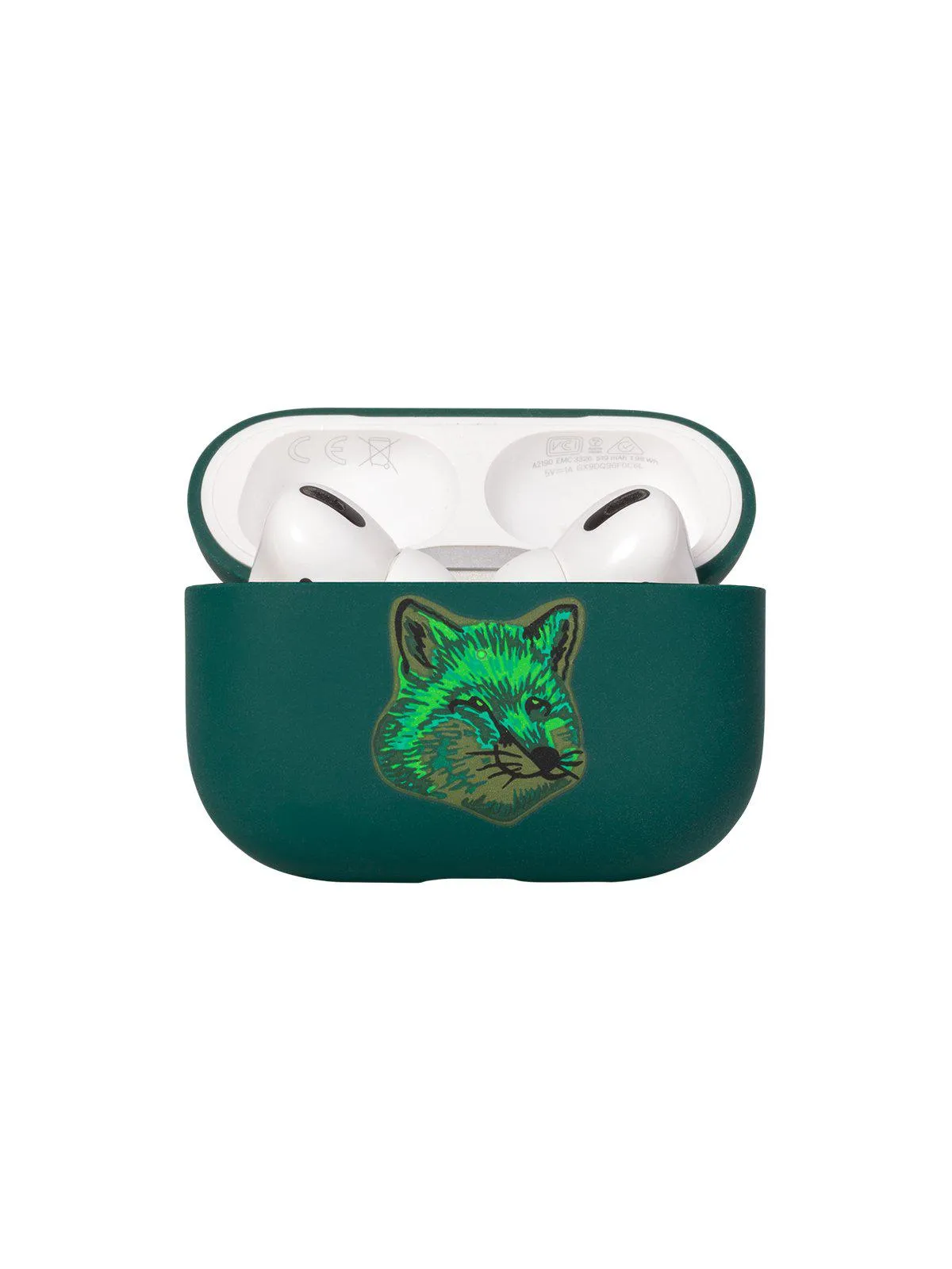 Native Union x Maison Kitsune Cool-Tone Fox Head AirPods Pro Case Green