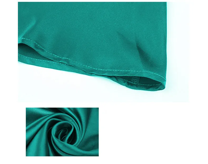 New Autumn Imitation Silk Suspender Dress