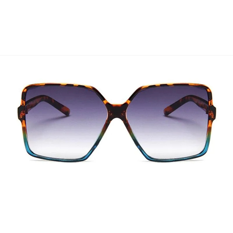 New Oversize Gradient Merk Designer Sunglasses