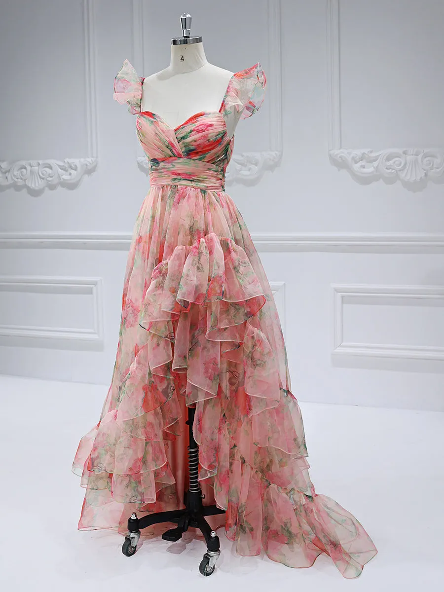 New Printing Floral Elegant Prom Dress #JC88511