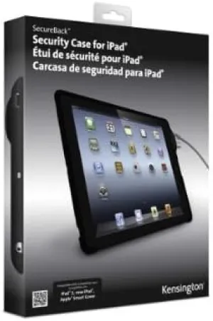NEW SecureBack Security Case for iPad - Compatible with iPad 2, new iPad, Apple Smart Cover