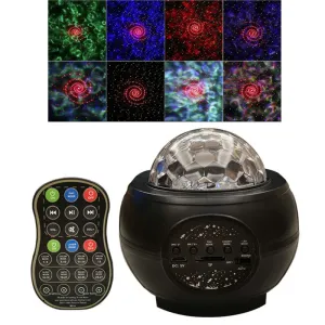 Night Light Led Projector With Bluetooth Speaker For Childrens