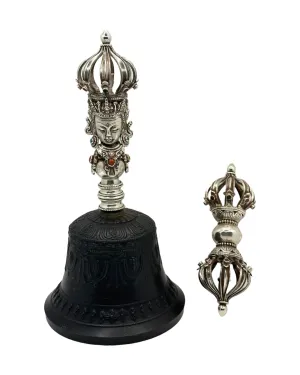 Nine Prone Silver Bell and Vajra