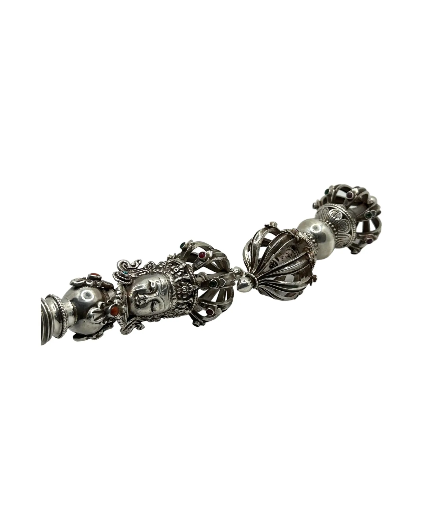 Nine Prone Silver Bell and Vajra