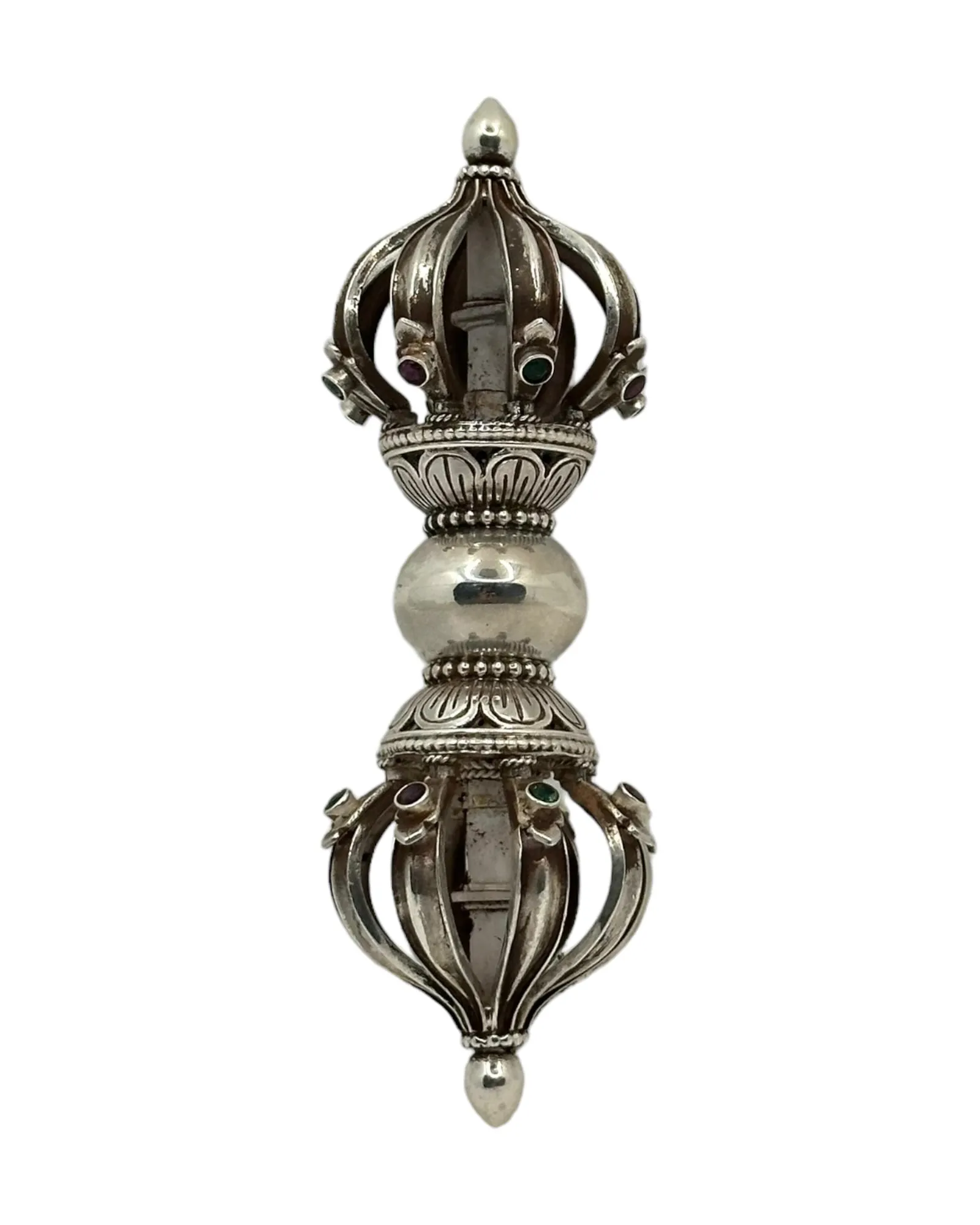 Nine Prone Silver Bell and Vajra