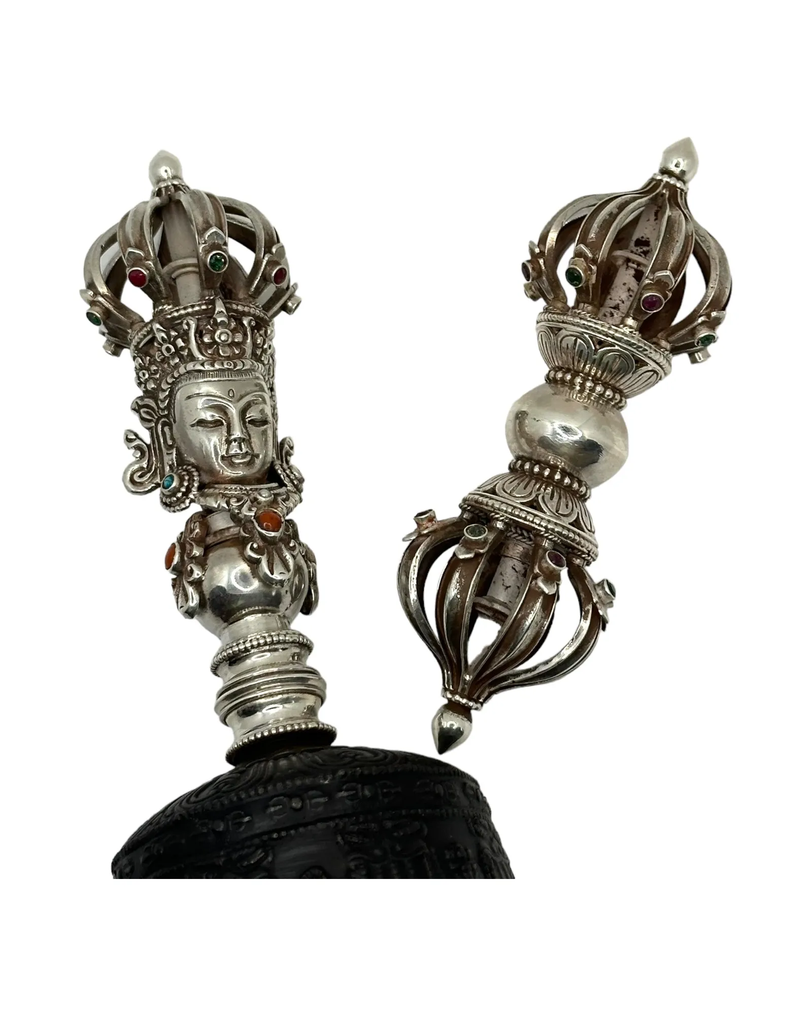 Nine Prone Silver Bell and Vajra