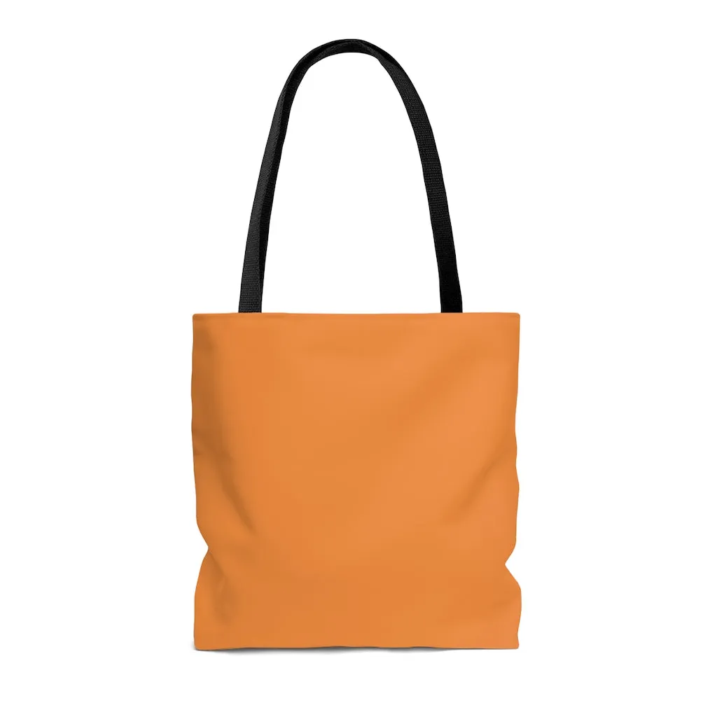 No Justice No Peace Black Lined Tote Bag