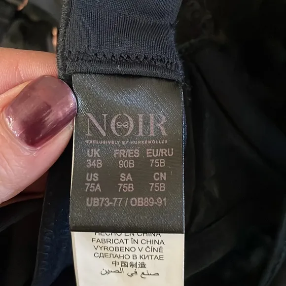 Noir by Hunkemoller NWT onesie lingerie