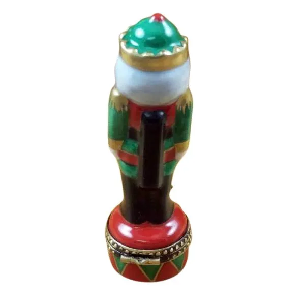 Nutcracker on Red & Green Drum