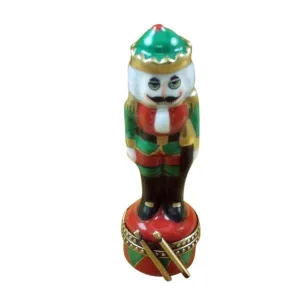 Nutcracker on Red & Green Drum