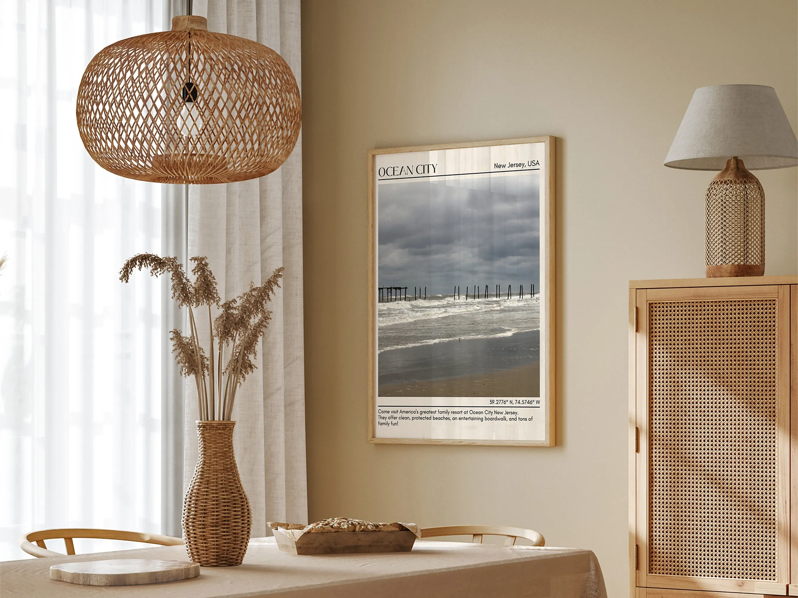 Ocean City Wall Canvas, USA