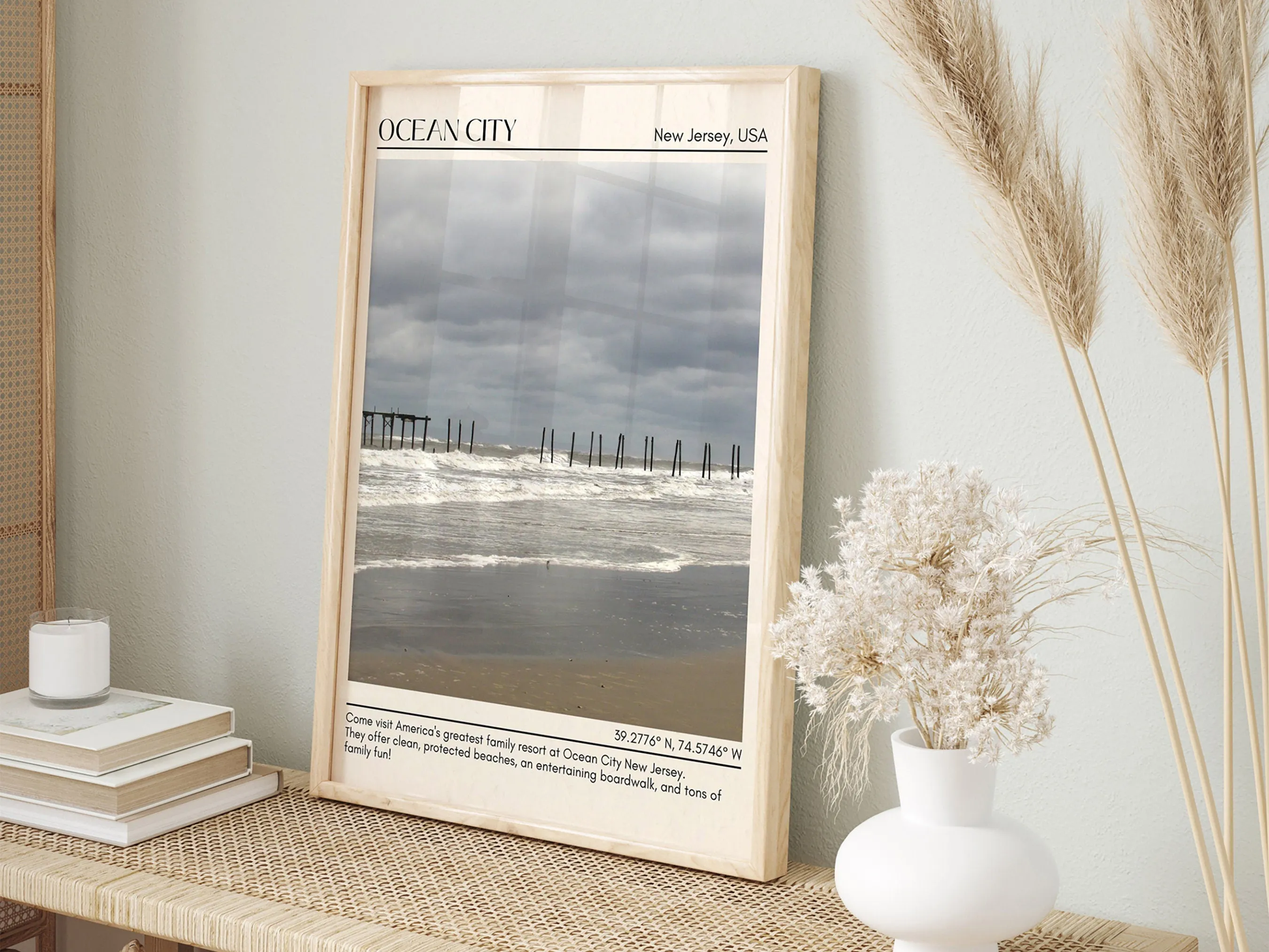Ocean City Wall Canvas, USA