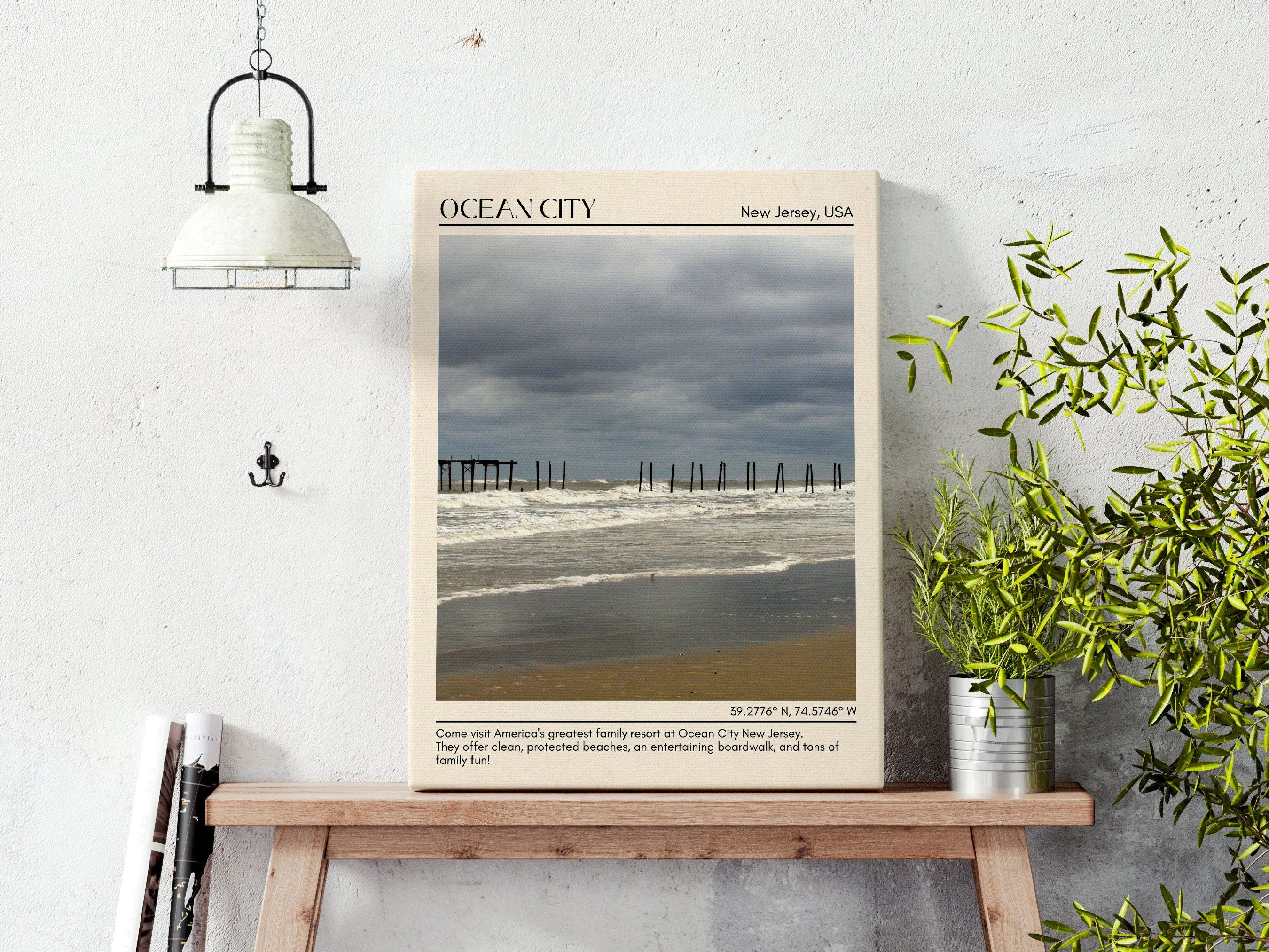 Ocean City Wall Canvas, USA