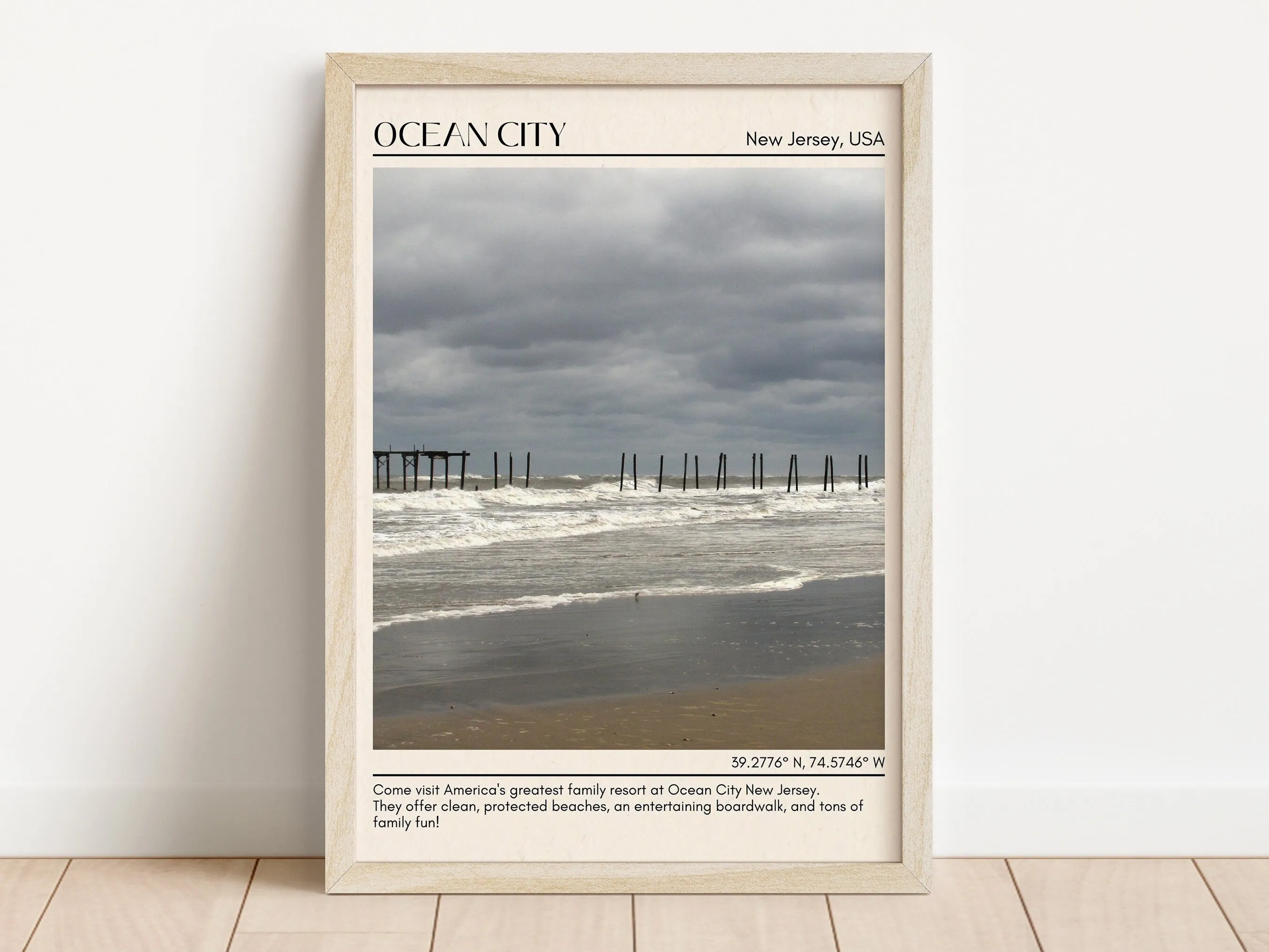 Ocean City Wall Canvas, USA