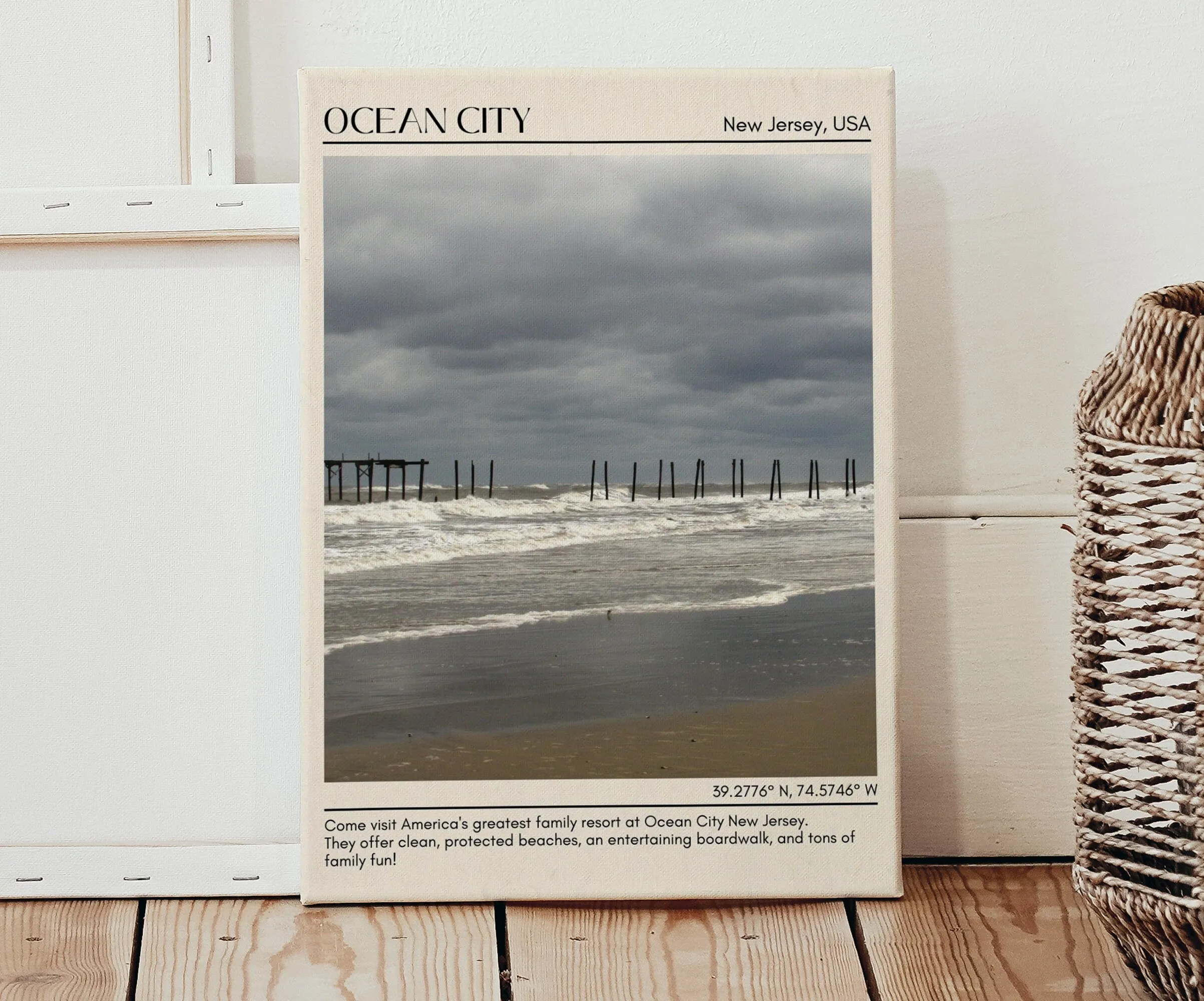 Ocean City Wall Canvas, USA