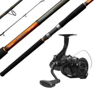 Okuma Classic Surf CL-S-1203SFM 15-30lb   Okuma Dyna Drag XP 6000 Baitfeeder Surf Fishing Combo