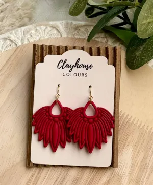 Ornate Clay Earrings- Options Available