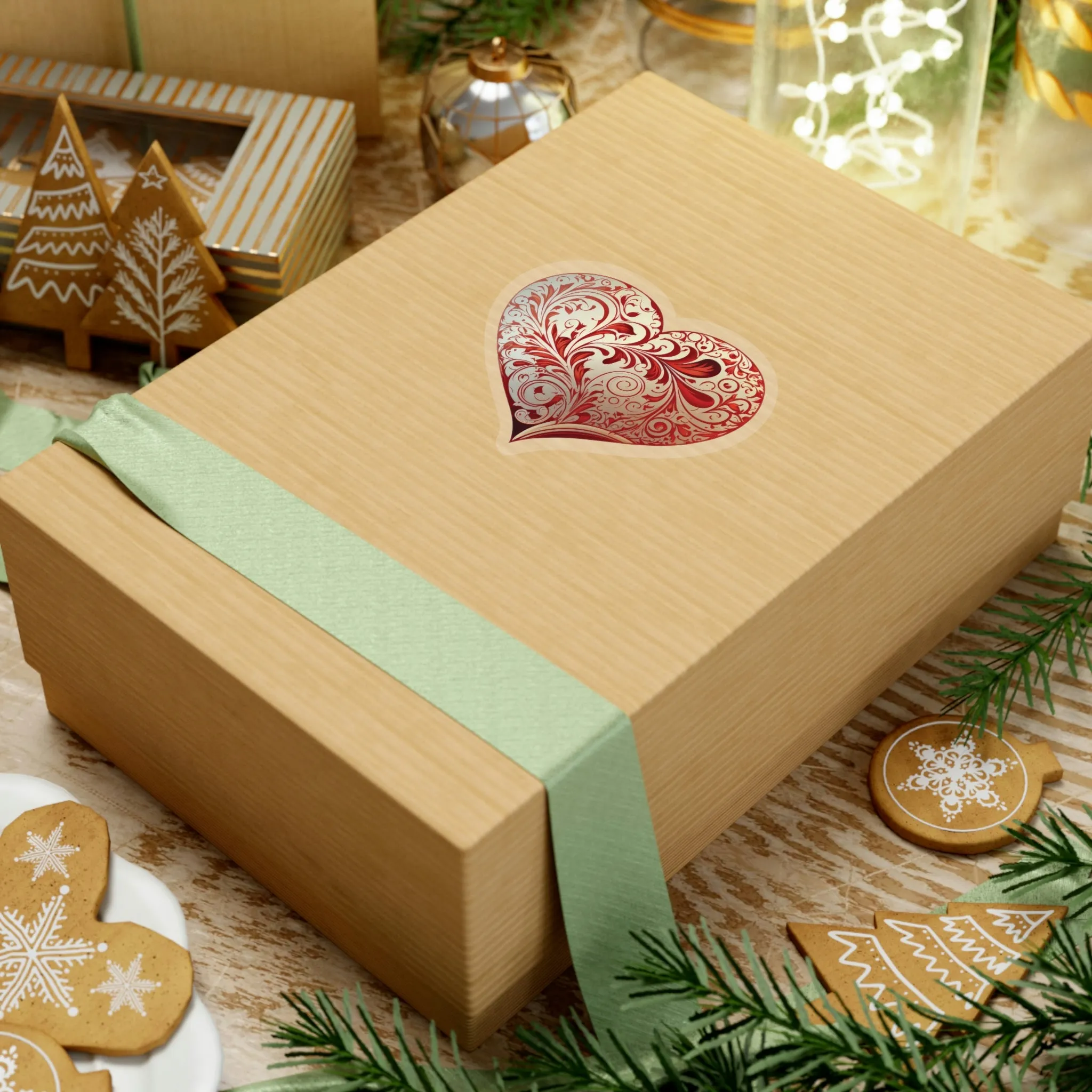 Ornate Heart Sticker