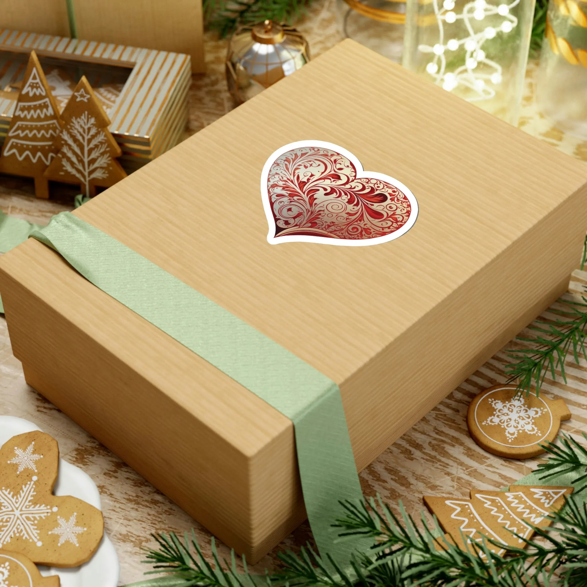 Ornate Heart Sticker