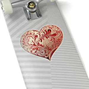 Ornate Heart Sticker