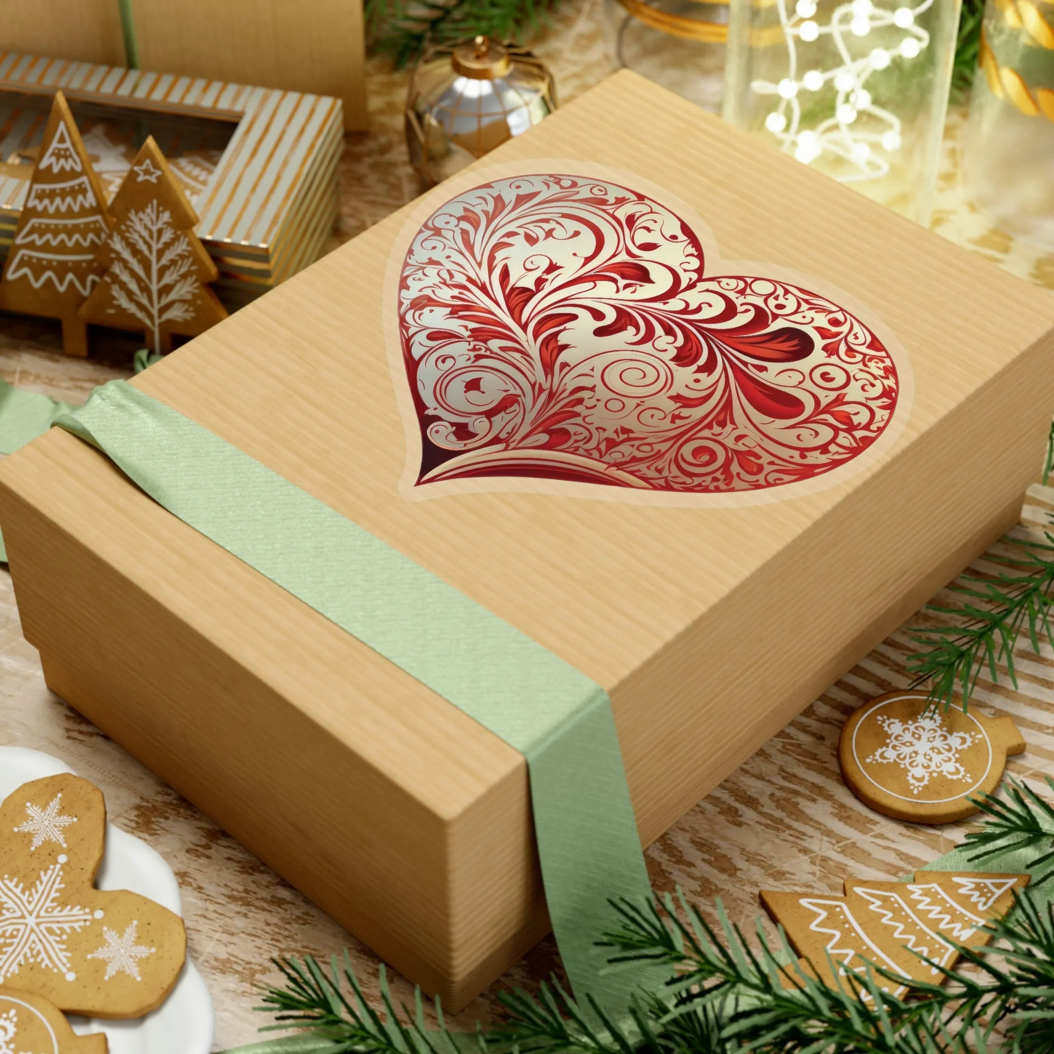 Ornate Heart Sticker