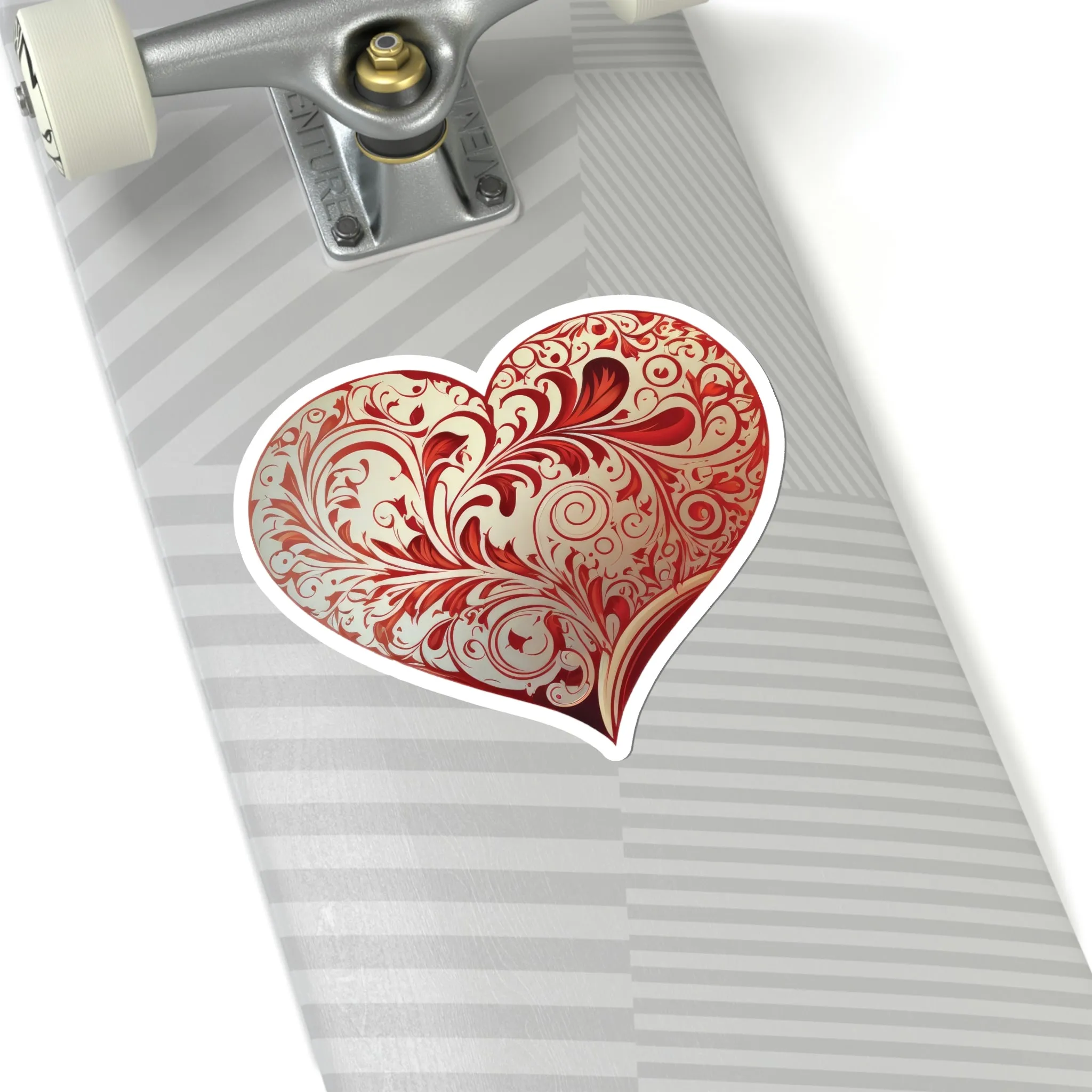 Ornate Heart Sticker