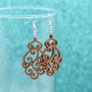 Ornate Scrollwork Earrings