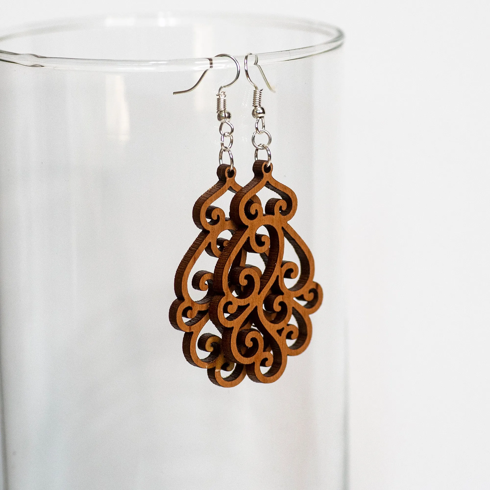 Ornate Scrollwork Earrings
