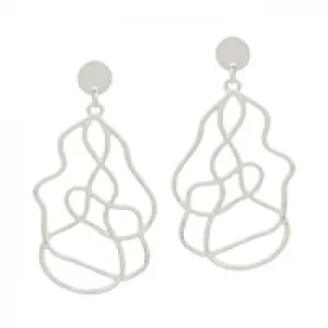 Ornate Shape Drop Earring