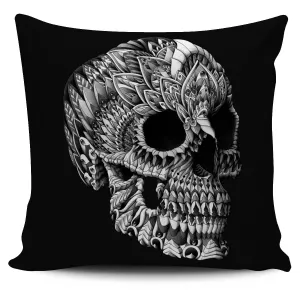 ORNATE SKULL ORNATE ANIMAL PILLOW COVER