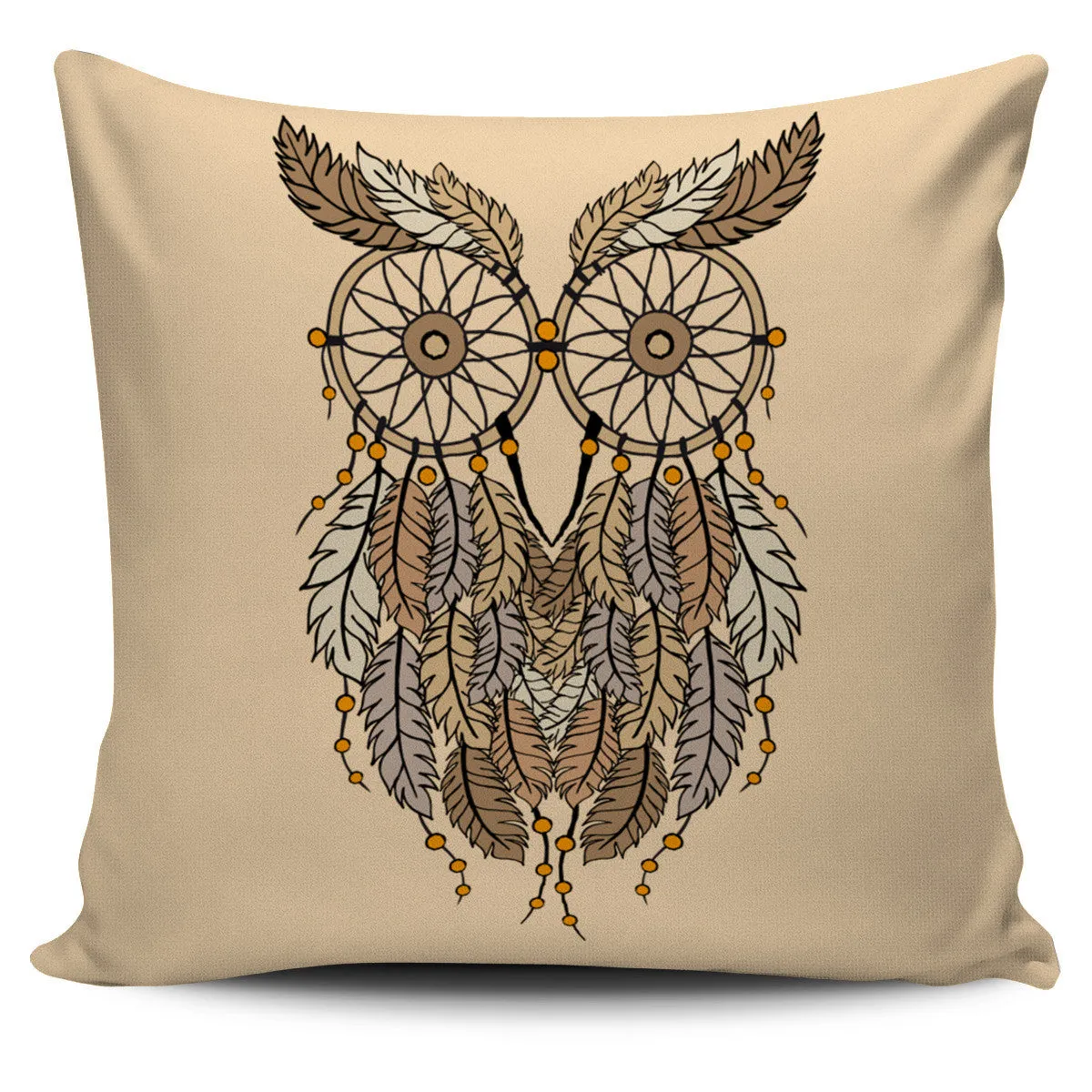 ORNATE YIN YANG SPIRITUAL PILLOW COVERS