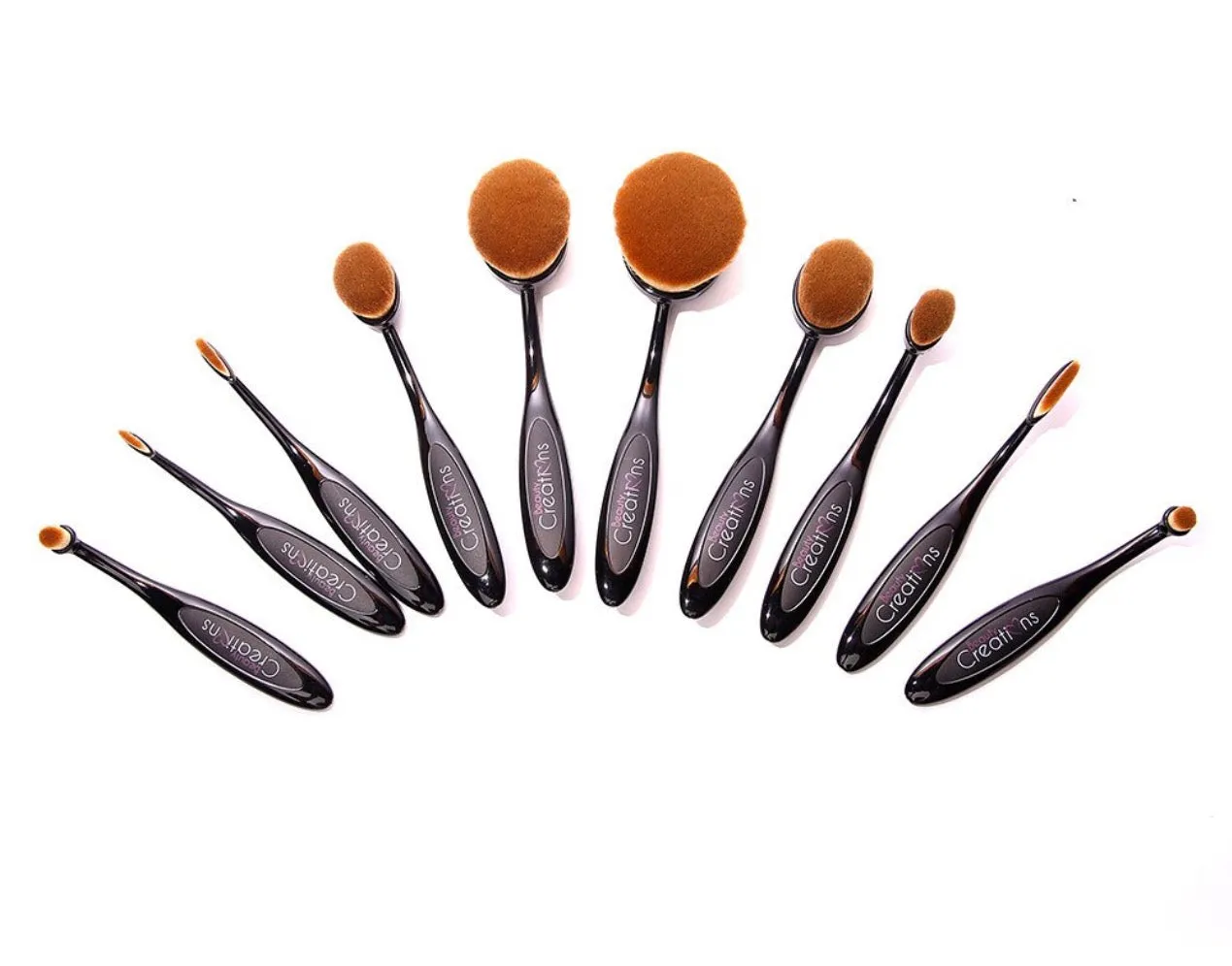 Oval Brush 10 pc set