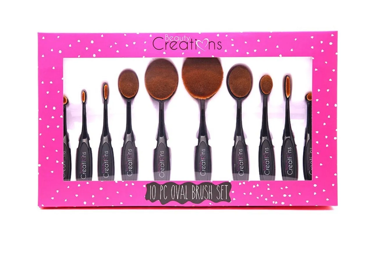 Oval Brush 10 pc set
