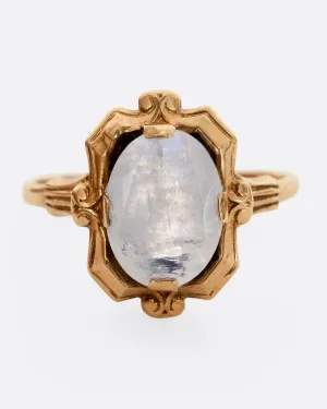 Oval Moonstone Ring