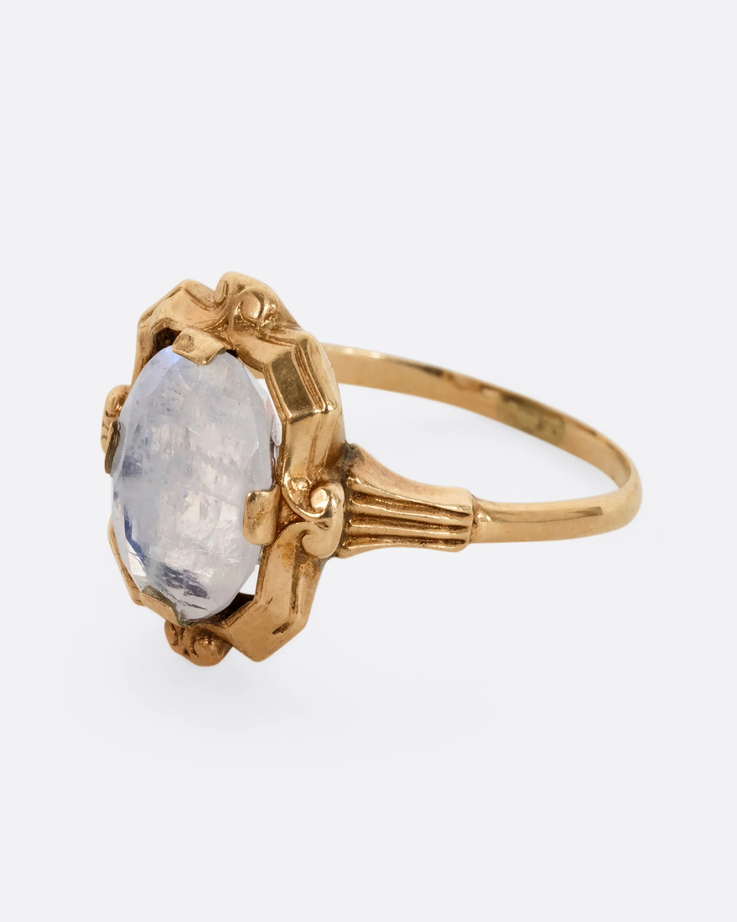 Oval Moonstone Ring
