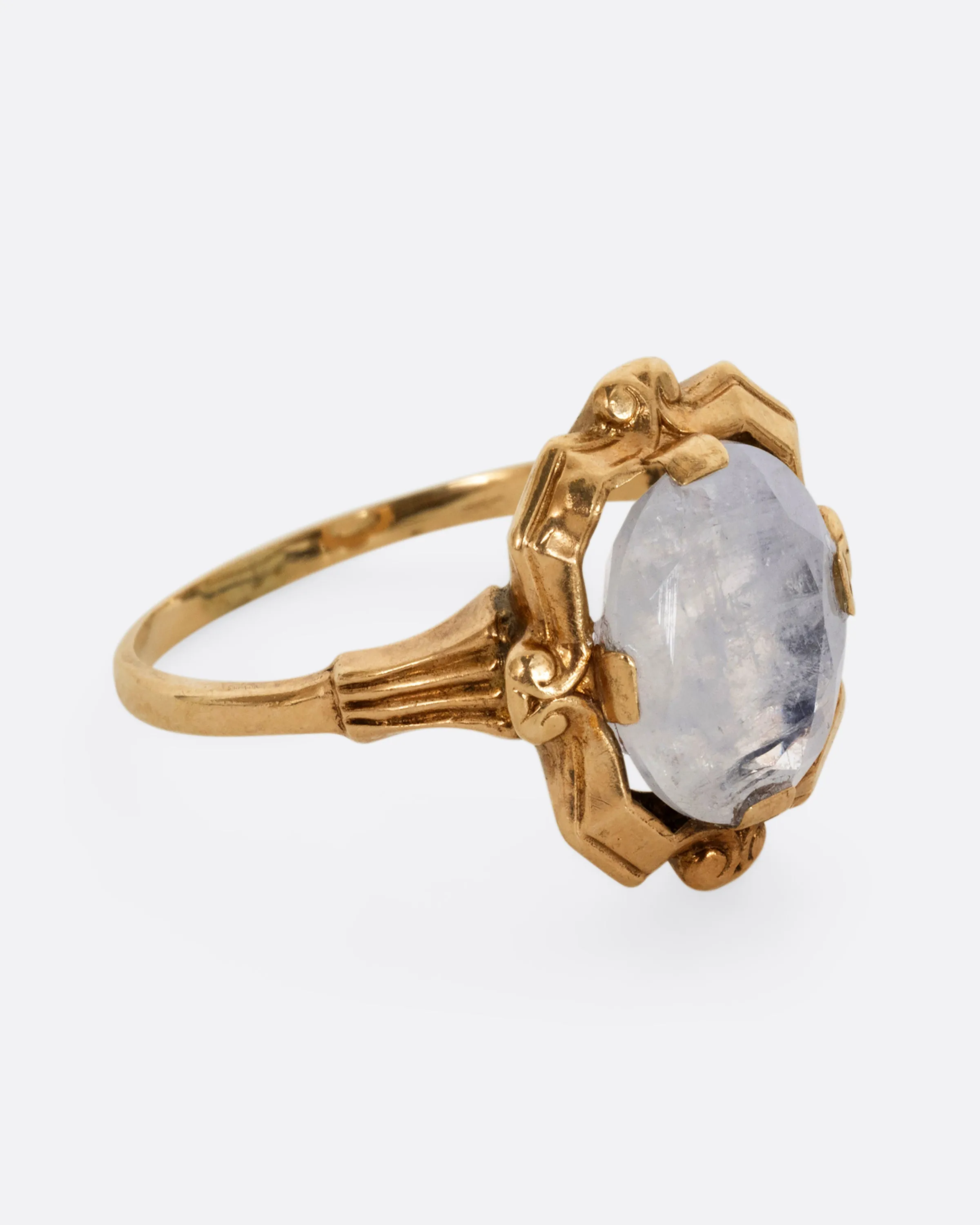 Oval Moonstone Ring