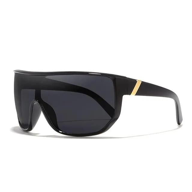 Oversized Men Women sunglasses With Designer Box