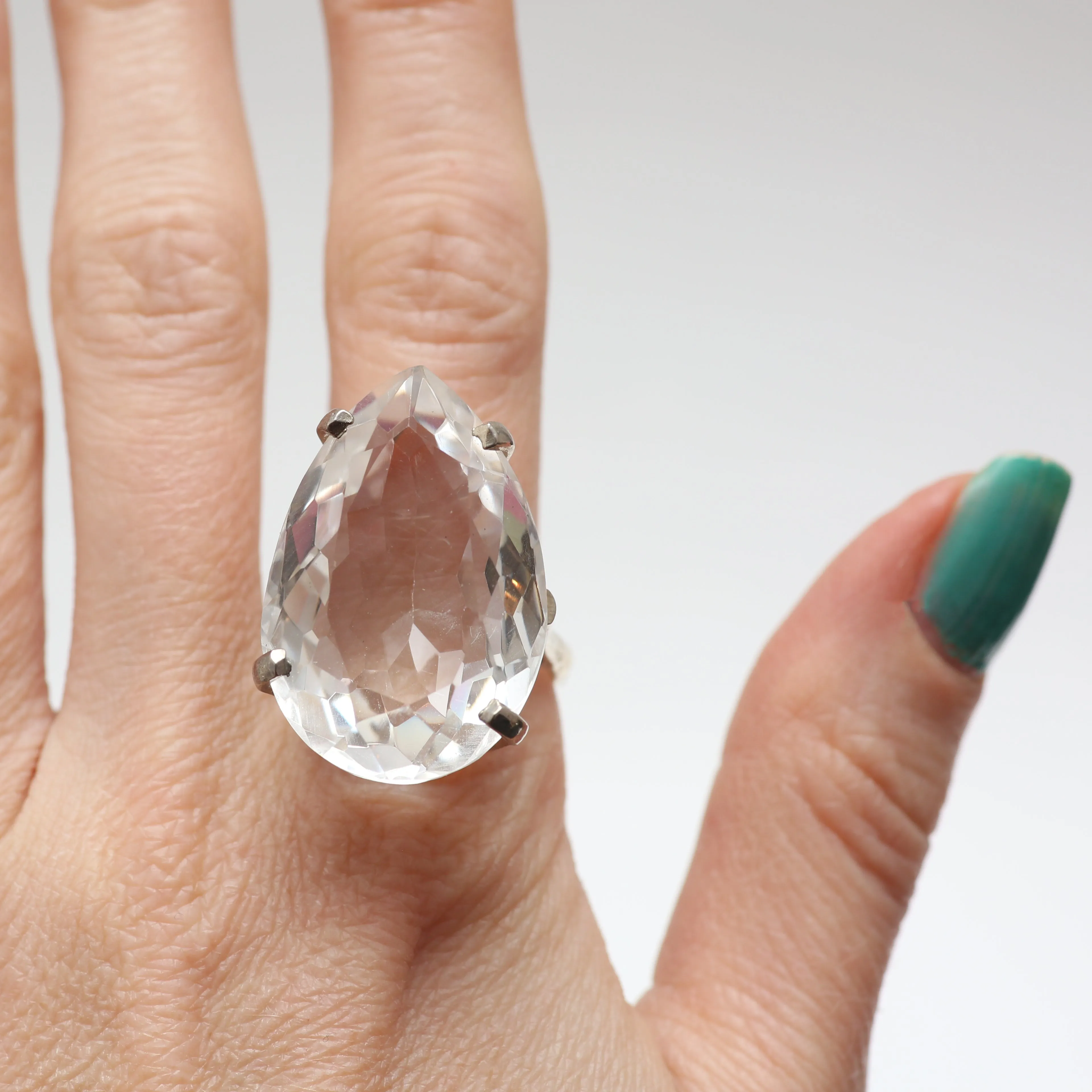 Oversized Quartz Ring