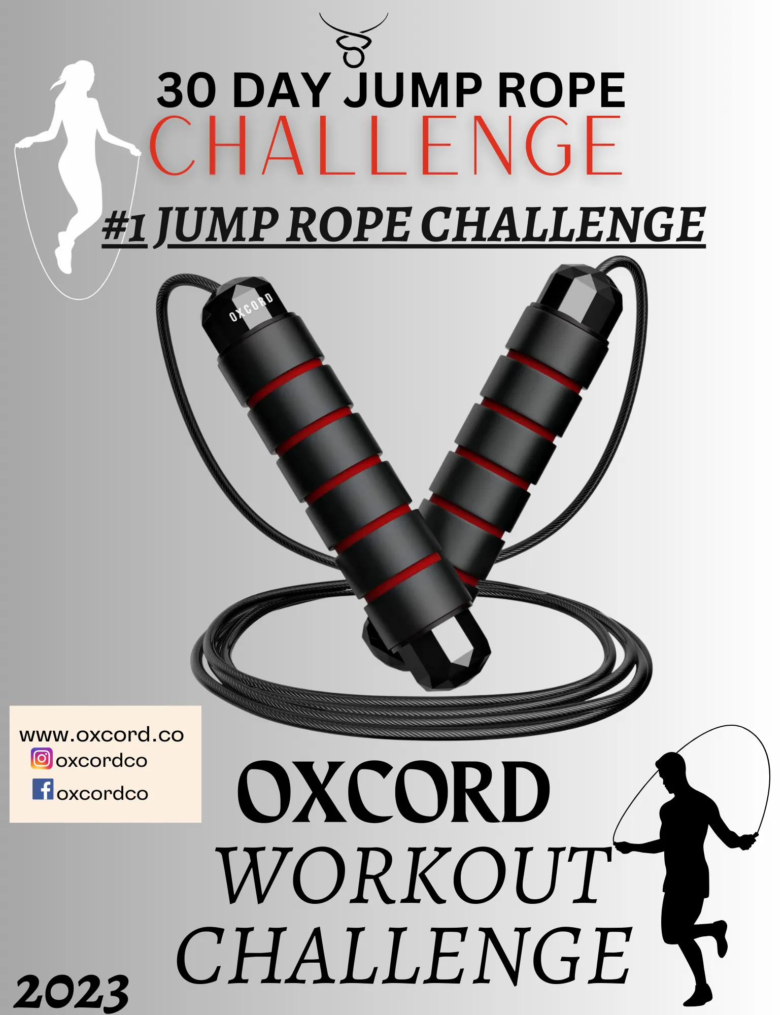Oxcord 30 Day Jump Rope Challenge