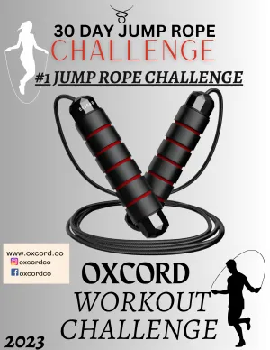 Oxcord 30 Day Jump Rope Challenge
