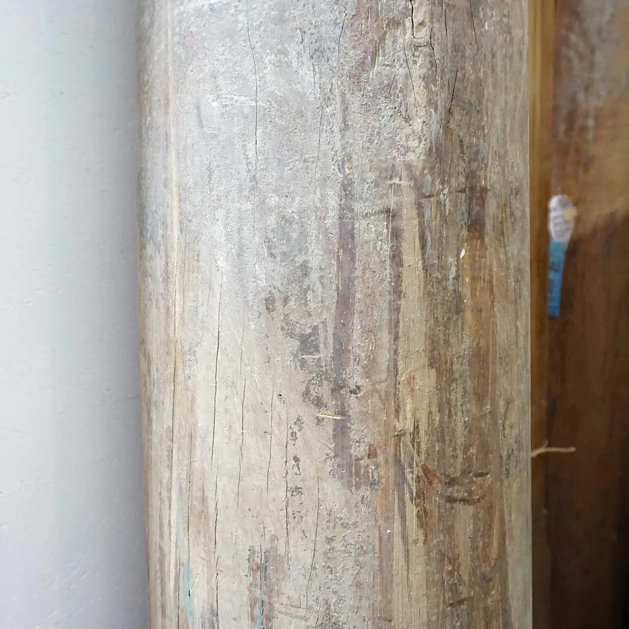 Pair of Very Large Indian Solid Satinwood Architectural Columns