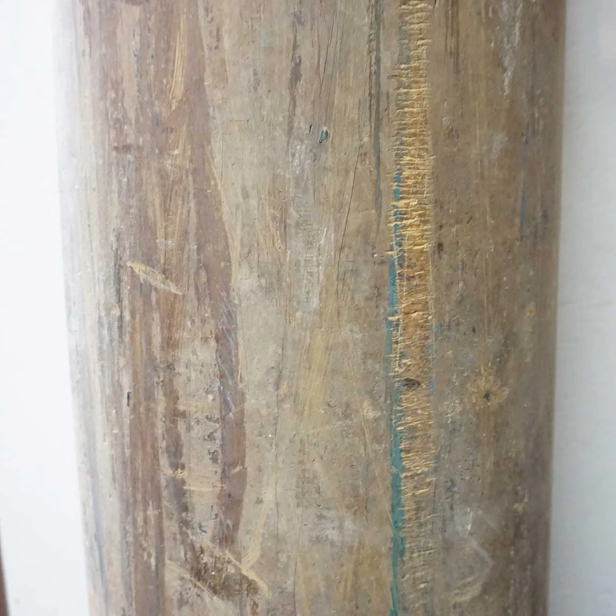 Pair of Very Large Indian Solid Satinwood Architectural Columns
