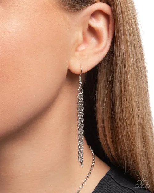 Paparazzi Elaborate Elephant- Silver Necklace
