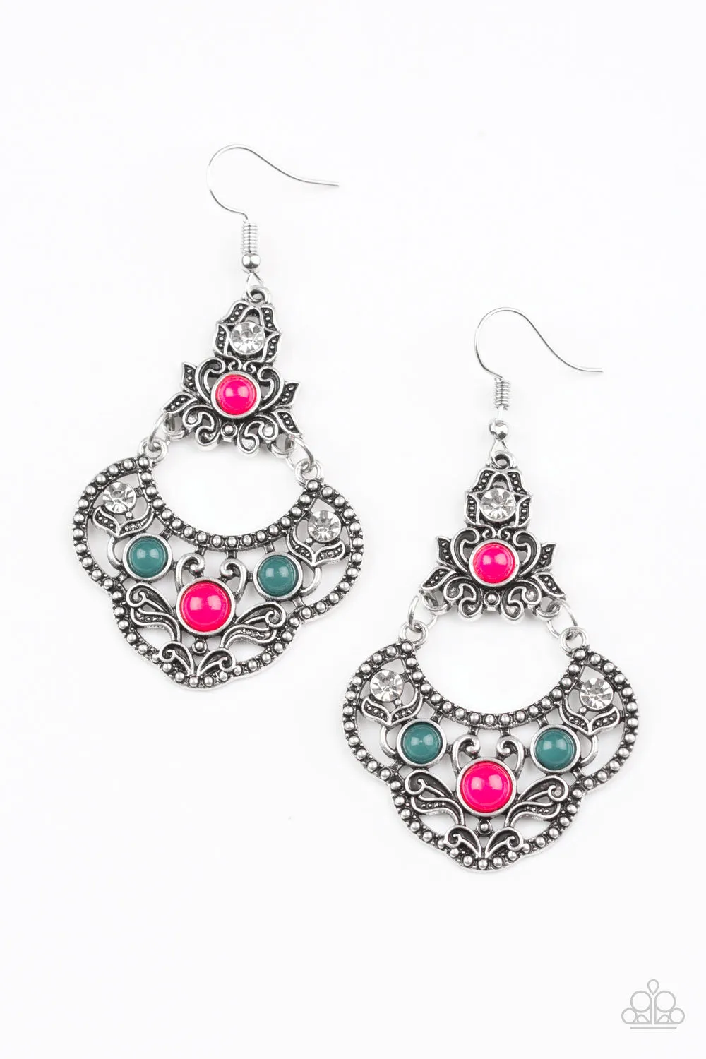Paparazzi Garden State Glow - Multi Earrings