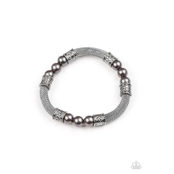 Paparazzi Talk Some SENSEI - Black Bracelet