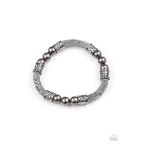Paparazzi Talk Some SENSEI - Black Bracelet