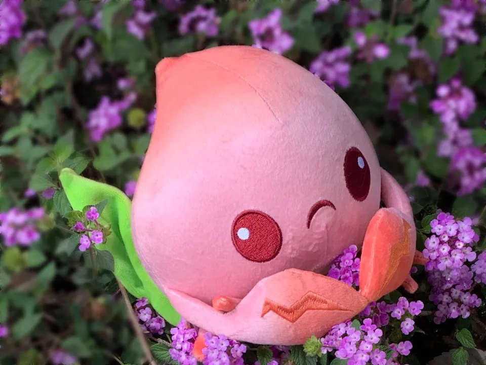 Peach Crab Designer Plush Toy